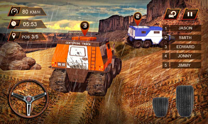 Offroad Centipede Truck Racing