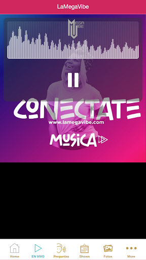 LaMegaVibe Radio Screen 2