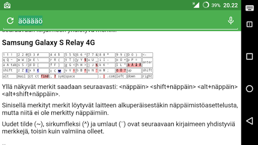 FinQwerty Keyboard Layouts Screen 3