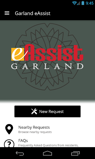 Android application eAssist Garland screenshort