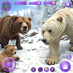 Arctic Polar Bear Family Sim