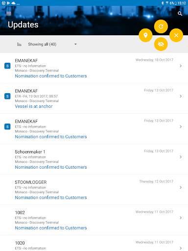 Android application Saybolt Updates screenshort