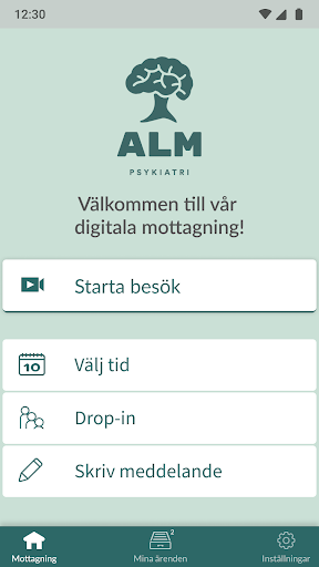 Android application Alm psykiatri screenshort