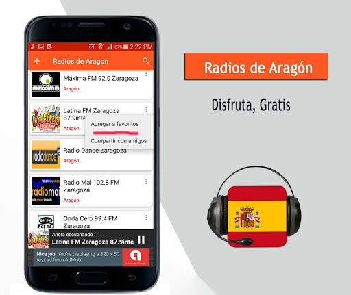 Radios de Aragon Screen 2