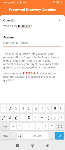 Android application Hide File screenshort