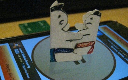 Android application Paper Sumo Stadium screenshort