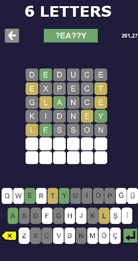 Word Guess Challenge Screen 3