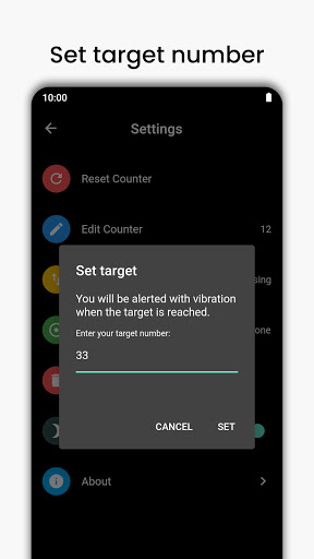 Digital Tasbih Counter Screen 3