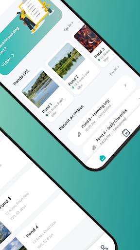 Android application BluePonds screenshort
