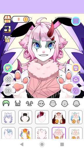 Android application Furry Dress Up: Magical Furry screenshort