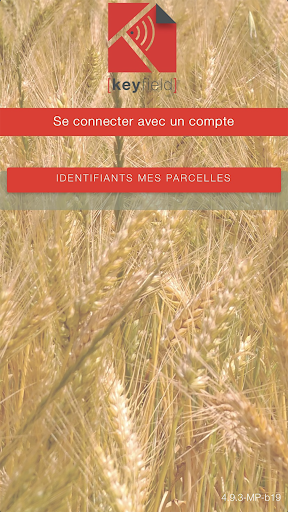 Android application Keyfield by Mes Parcelles screenshort