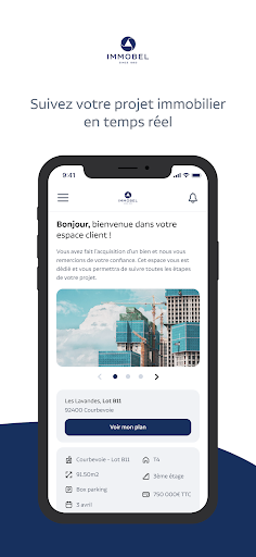 Android application Immobel France screenshort