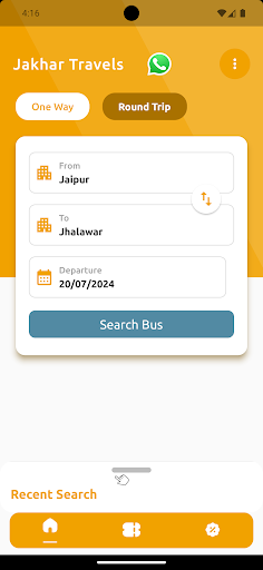 Jakhar Travels Screen 2
