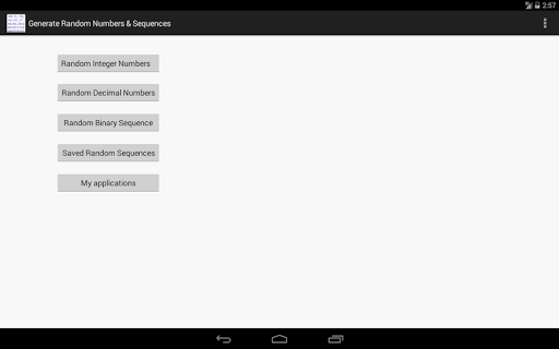 Generate Random Numbers