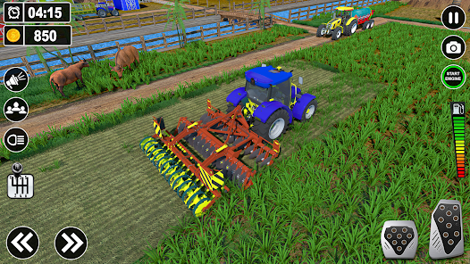 Screenshot 4 Tractor Sim: Farm Simulator 22 android