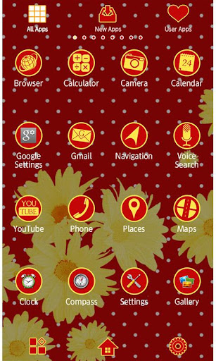 Flower Theme Cherry and Daisy Screen 2