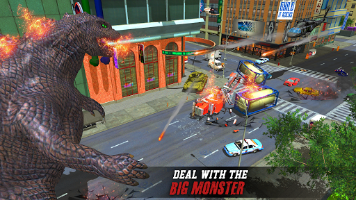 Godzilla & Kong 2021: Angry Monster Fighting Games 4 screenshots 2