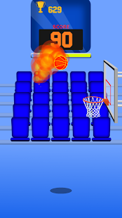 One Touch Dunk: Jeu de basket-ball d'arcade 2D screenshots apk mod 1