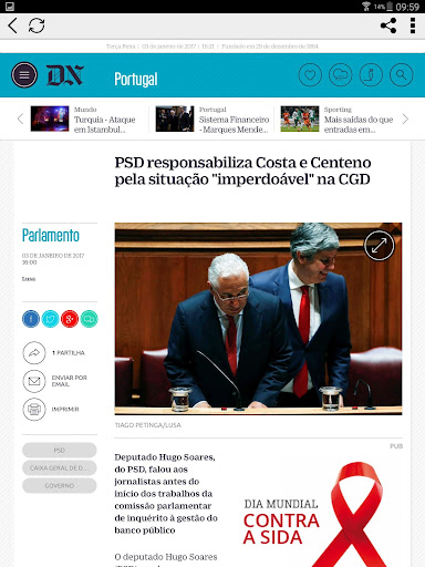 DN - Diário de Notícias Screen 2