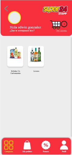 Android application Super24App screenshort