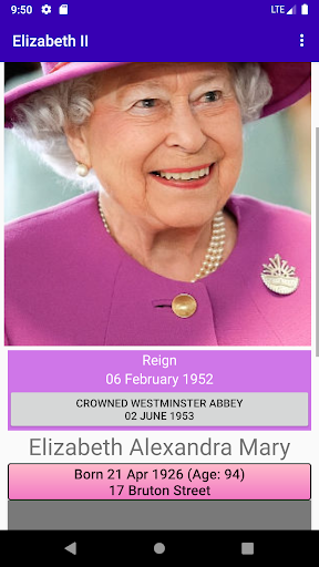 Royal Family Tree Screen 3