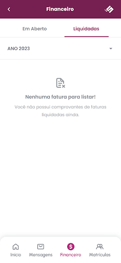 SEI Aluno SuperApp Screen 3
