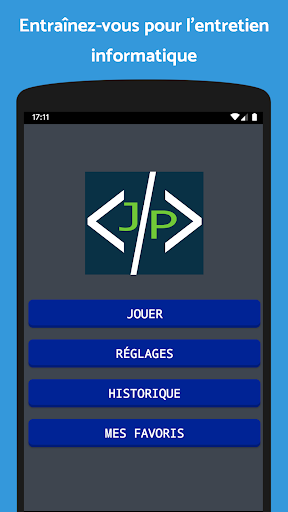 Android application Jardin Du Programmer: Quiz de screenshort