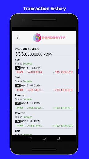 PDRY Wallet  Pandroyty token