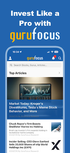 GuruFocus Screenshot 1 - AppWisp.com