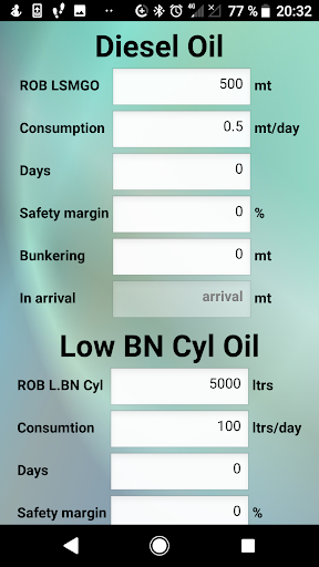 VoyagePlan Screen 3