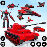 Tank Robot Car Games - Jet Robot Transformation