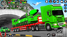 陸軍輸送トラックゲーム3Dのおすすめ画像1