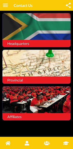 COSATU App Screen 2