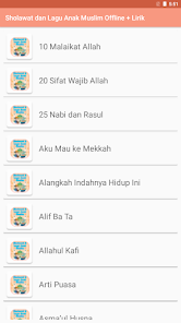 Sholawat & Lagu Anak Muslim 1.1 APK + Mod (Unlimited money) إلى عن على ذكري المظهر
