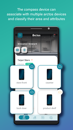 Android application arctos surveillance system screenshort