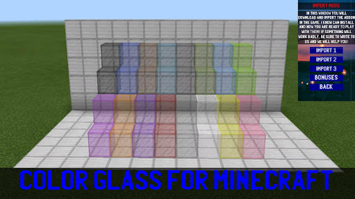 Color Glass Mod Minecraft PE