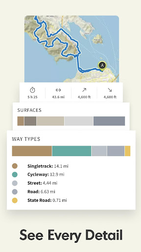 Komoot u2014 Cycling, Hiking & Mountain Biking Maps screenshots 3