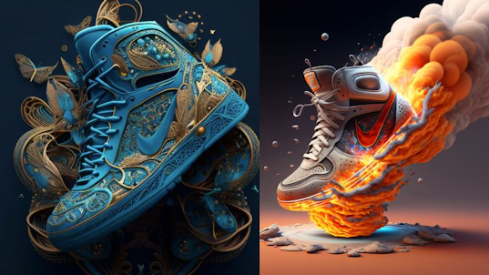 Sneaker Wallpapers AI Art 2023