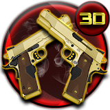 Golden Gun 3D Theme icon