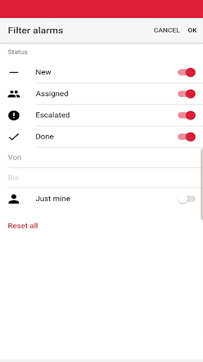 Android application DEOSalarm screenshort