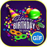 happy birthday GIFS icon