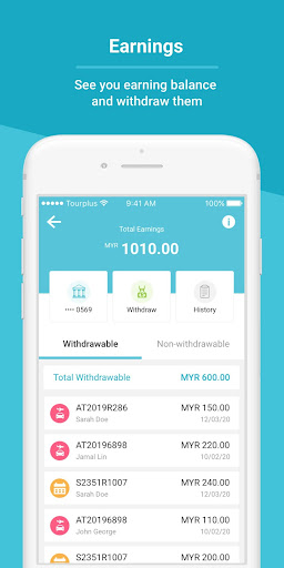 Tourplus Provider Screen 3