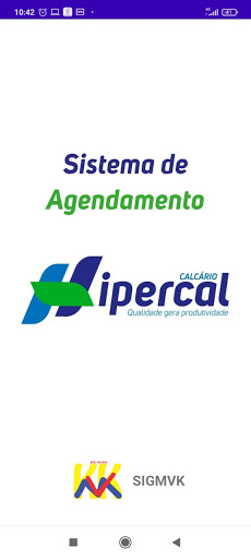 Android application SIGMVK - Calcário Hipercal screenshort