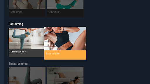 Screenshot of Buttocks and Leg Workout