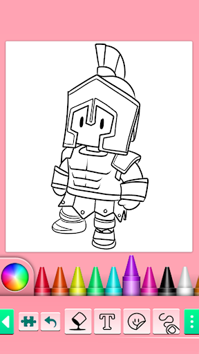 Stumble Guys Coloring Page Screen 3