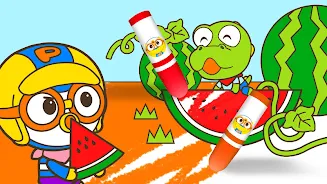 Pororo Coloring Book - Sketch