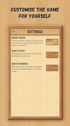 Sliding Puzzle: Wooden Classic - Screenshot 4