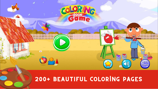 Coloring Game: Paint and Learn