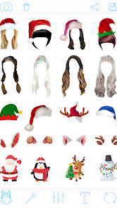 Screenshot 9 Foto de peinados navideños android