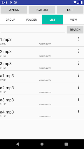 MP3 Player Screen 3